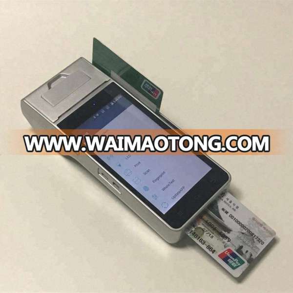 Z90 Manufactory Hot Sell All In One Smart Android POS machine with printer with GPS,Printer ,barcode for Tax duty store