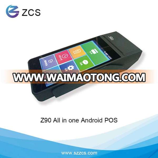 Lowest Factory Price For wcdma pos Mobile Android POS All in One POS systel With Thermal Printer for supermarket /retails system